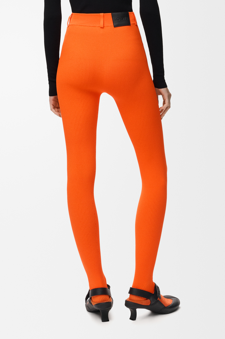 LOEWE Legging en mezcla de viscosa Naranja Claro