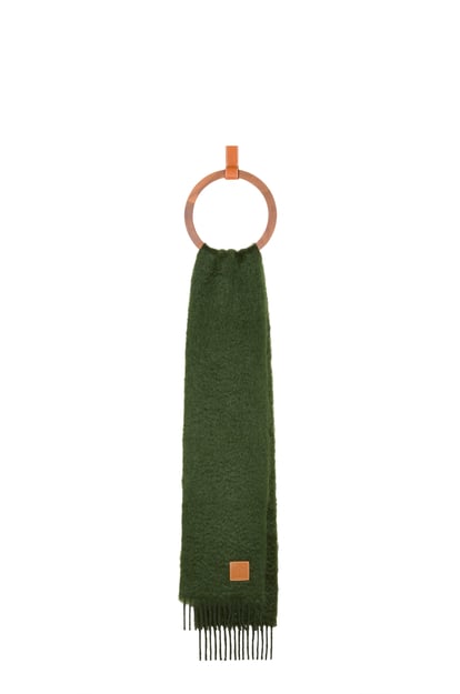LOEWE Scarf in mohair and wool Forest Green plp_rd