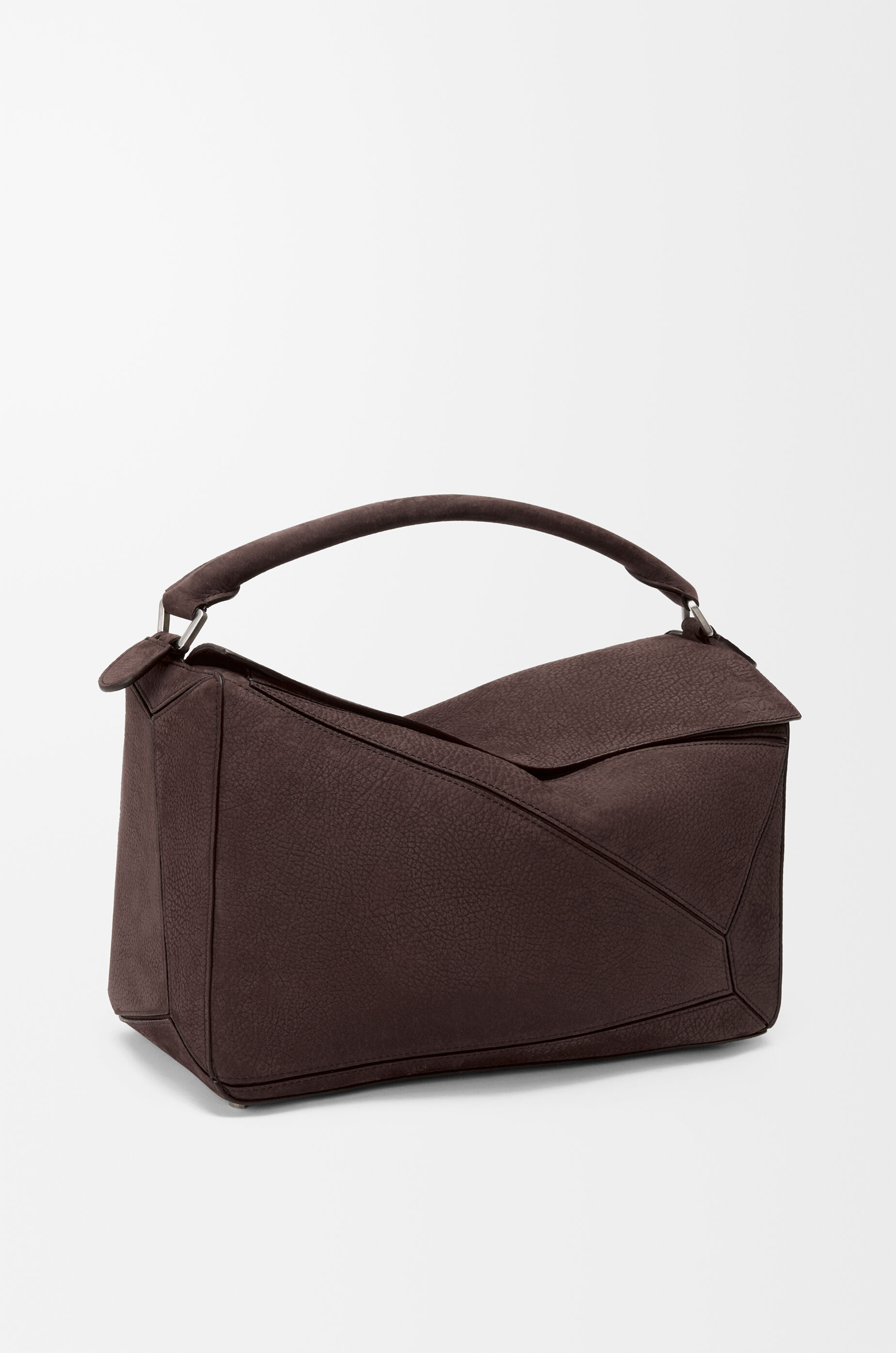 パズルバッグ ラージ（グレインヌバック） ブラウン - LOEWE Japan