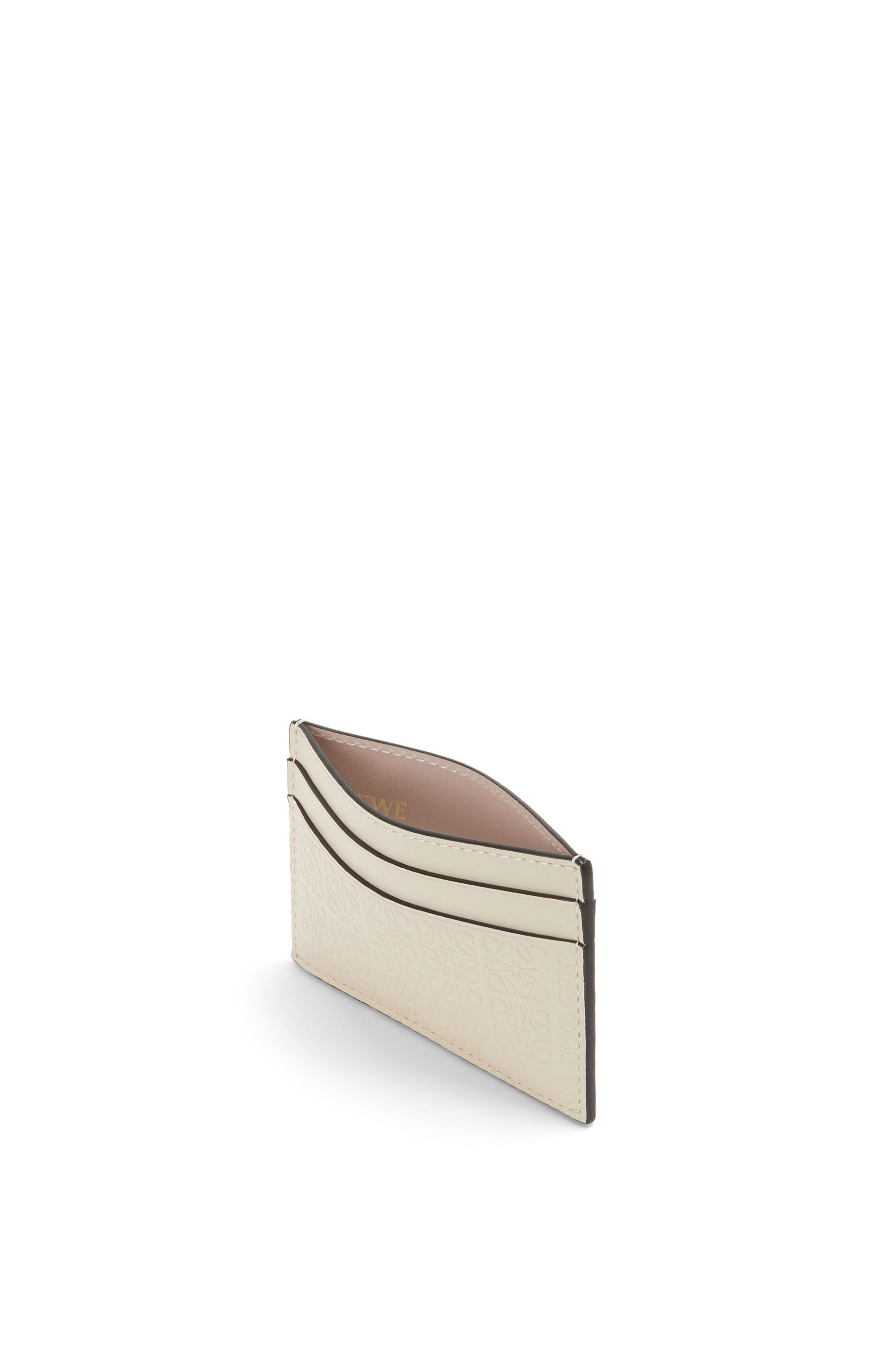 新品登場 プレーン リピート カードホルダー（エンボスシルクカーフ） LOEWE - ライトオーツ 小物