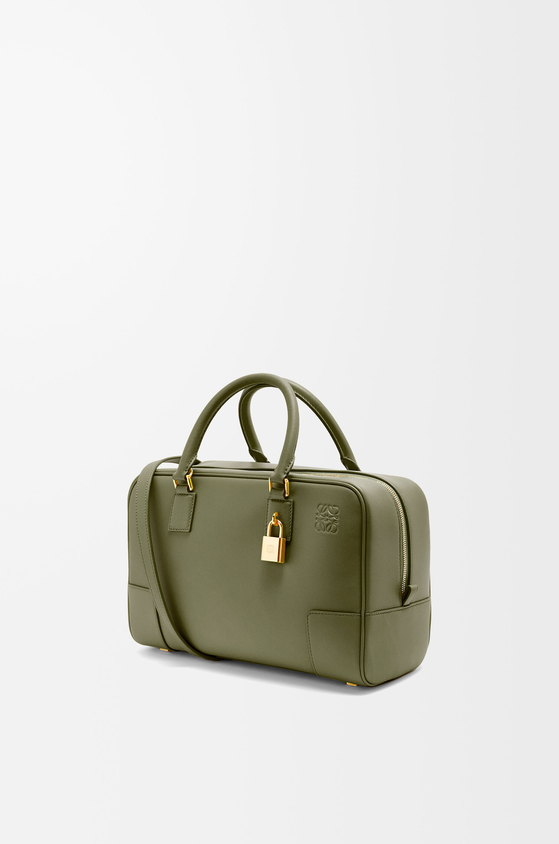 バッグ Loewe Amazona 28 Amazona 28 bag in soft grained calfskin Grey - LOEWE