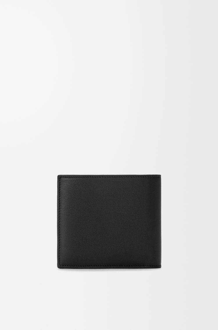 LOEWE 經典小牛皮 Flag 雙摺零錢包 黑色/熱帶綠