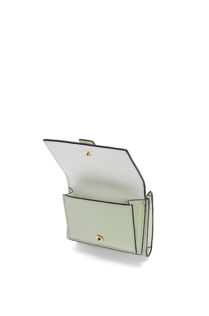 LOEWE Trifold wallet in soft grained calfskin Spring Jade/Clay Green plp_rd