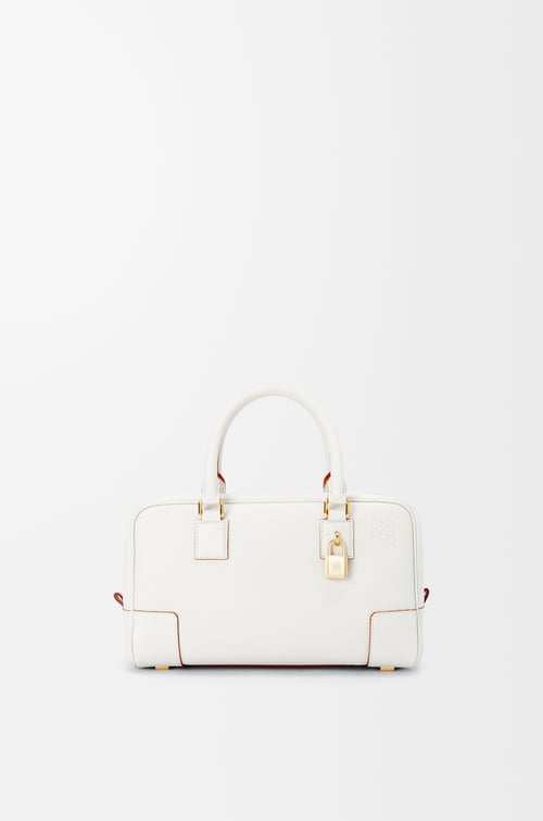 LOEWE Amazona 23 bag in soft grained calfskin Soft White