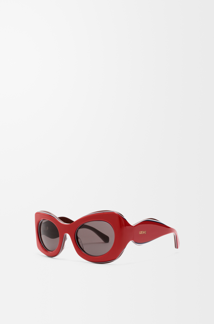 LOEWE Sierra 蝴蝶造型太阳镜 红色