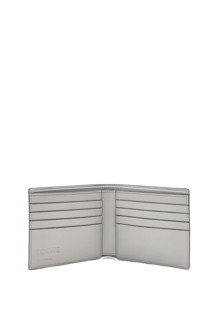 LOEWE Puzzle bifold wallet in classic calfskin Asphalt Grey