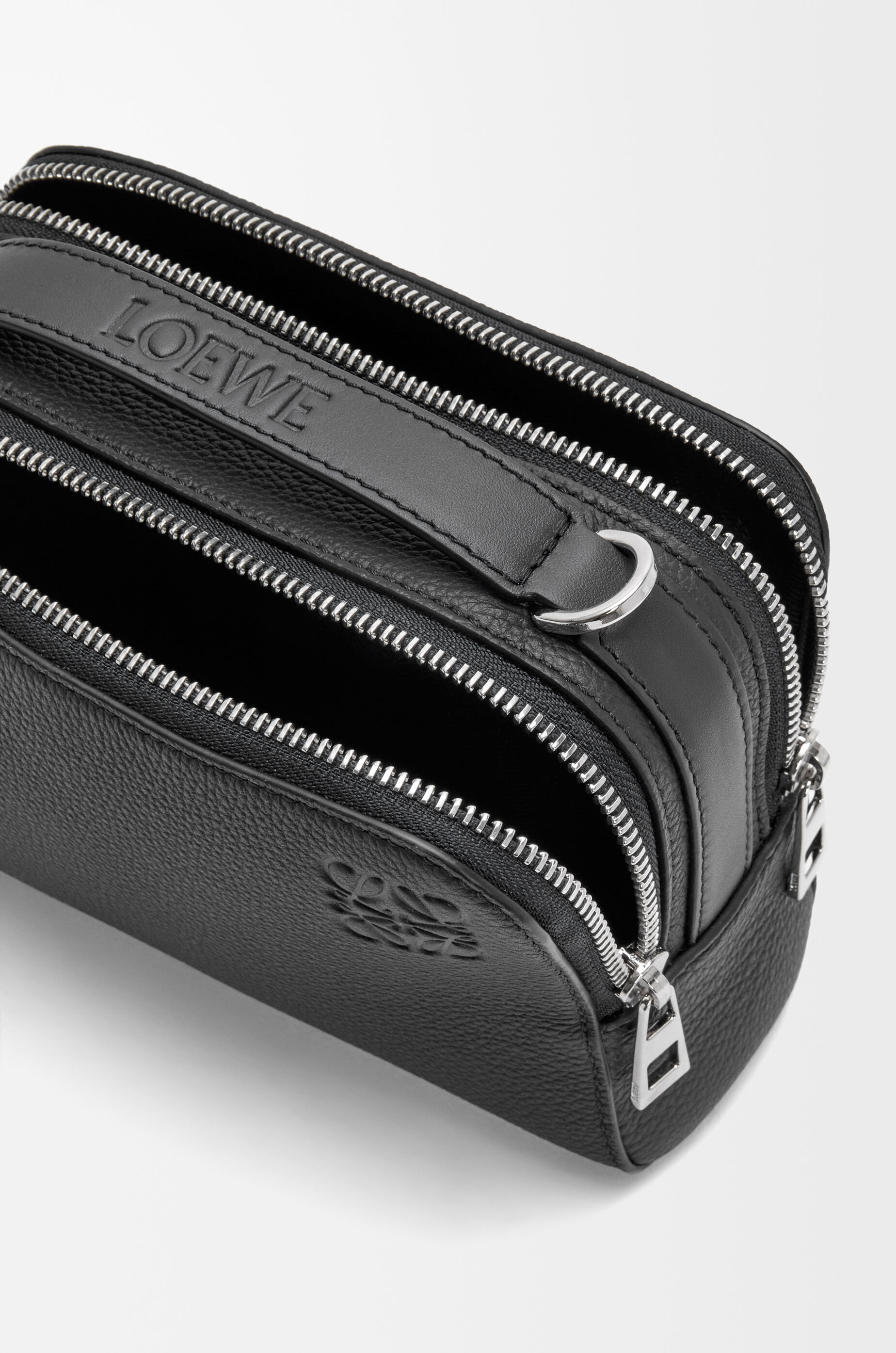 Mini crossbody camera bag in soft grained calfskin Black - LOEWE Mini crossbody camera bag in soft grained calfskin Black - LOEWE