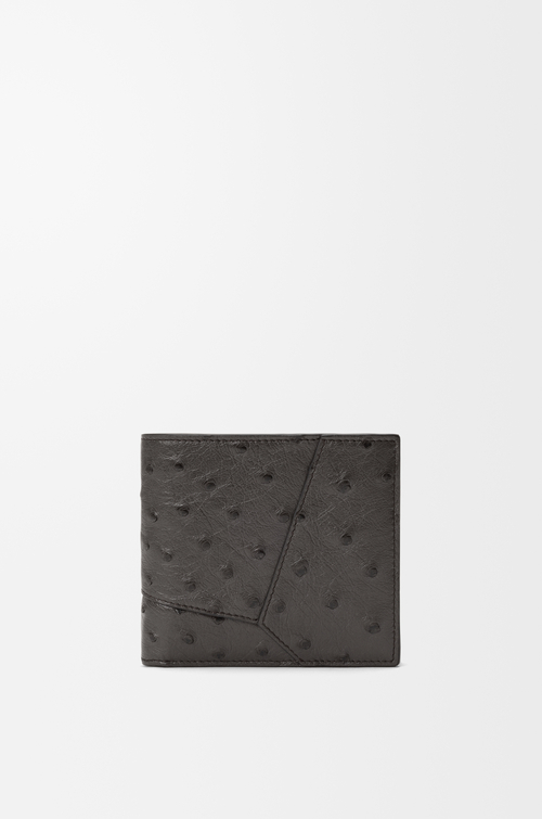 LOEWE パズル バイフォールド コインウォレット（オーストリッチ） ダークグレー