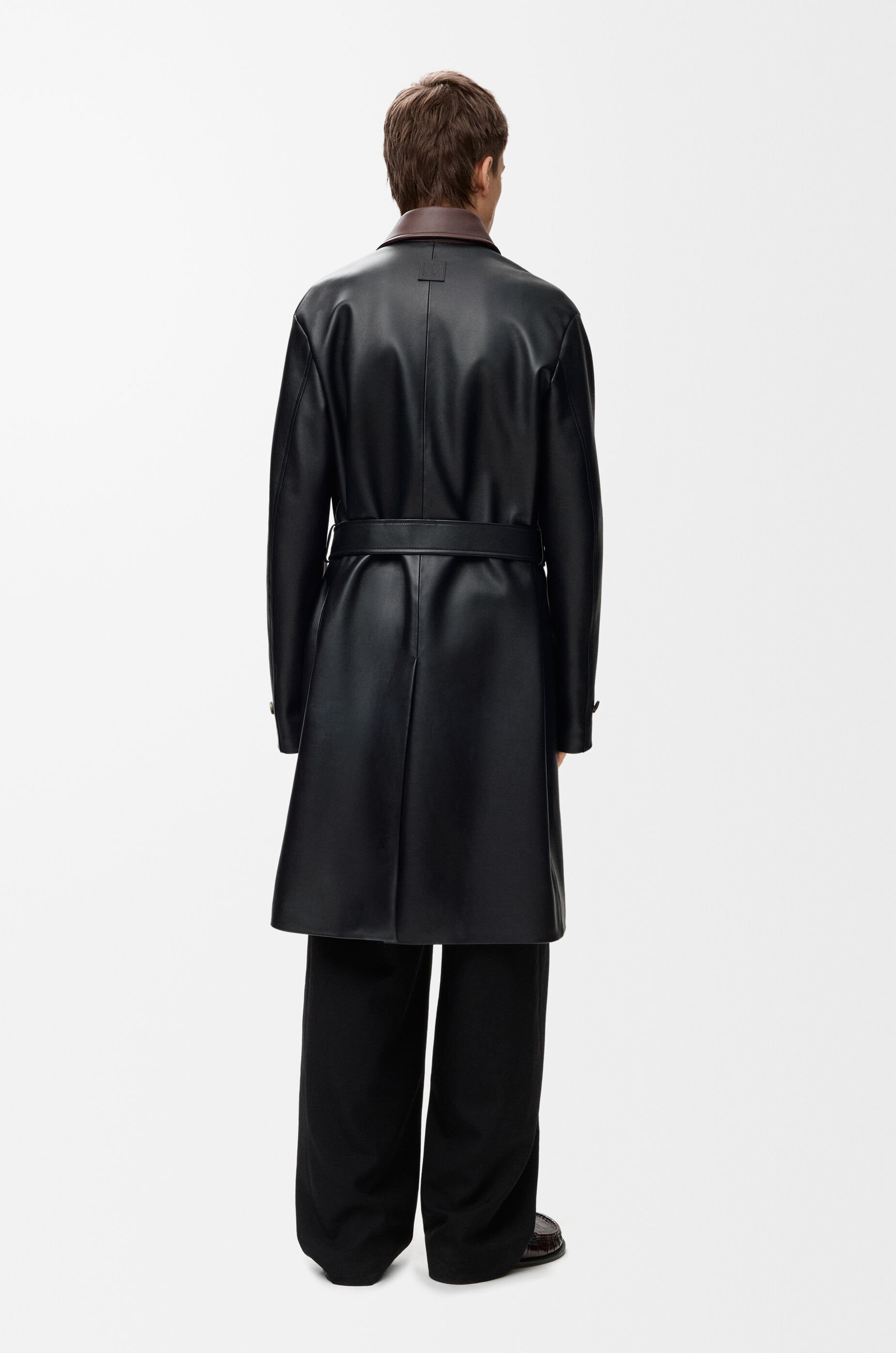 Coat in nappa lambskin Black - LOEWE