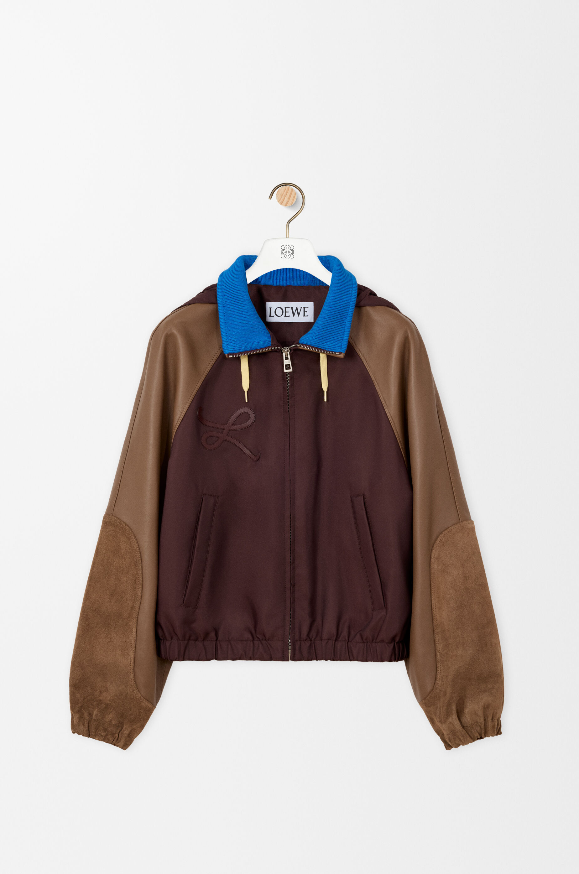 ボンバー ジャケット（テクニカルファブリック） ブラウン - LOEWE