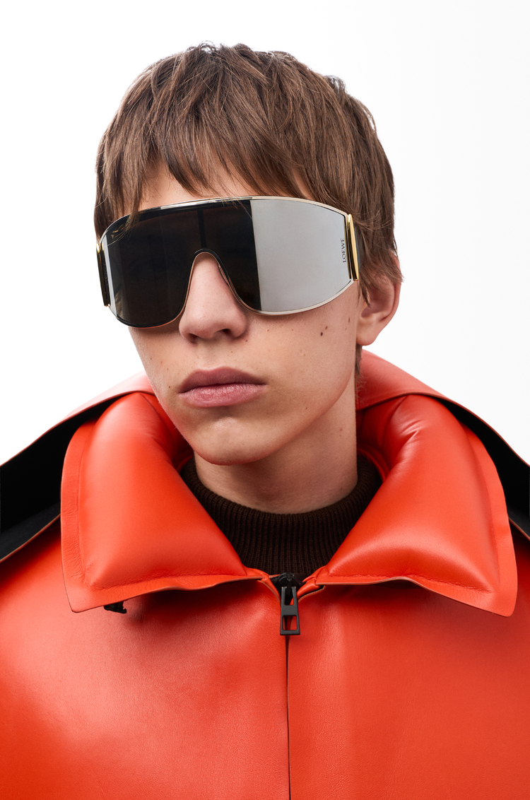 LOEWE Gafas de sol Speed Shield  Plateado/Dorado