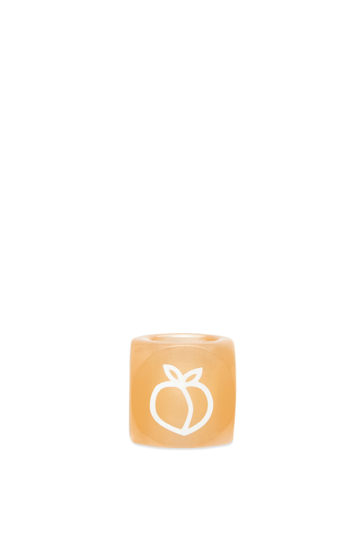 LOEWE Small Fruit dice in acrylic Peach