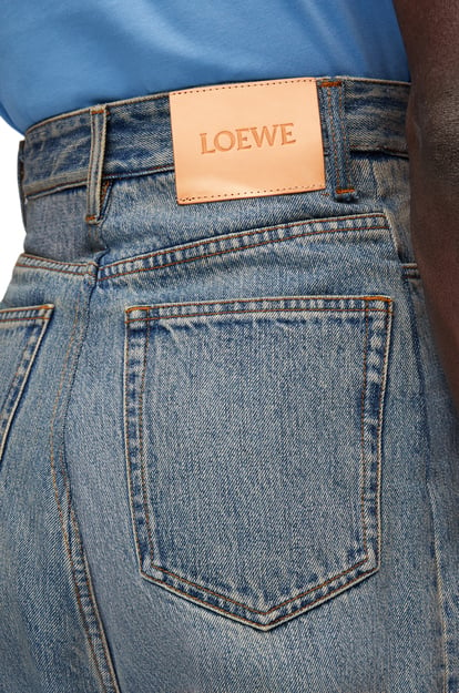 LOEWE High waisted jeans in denim Washed Denim plp_rd