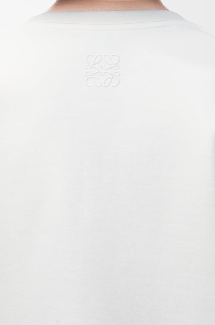 LOEWE Draped T-shirt in cotton blend White