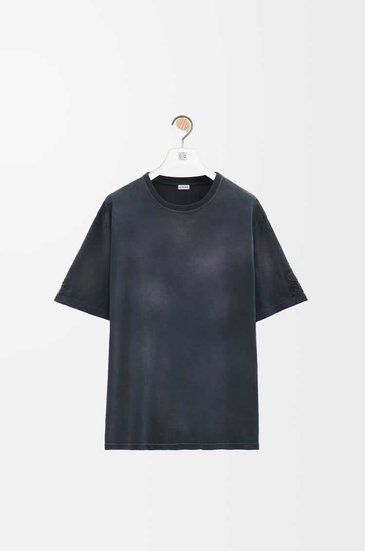 LOEWE Camiseta de corte holgado en algodón Negro