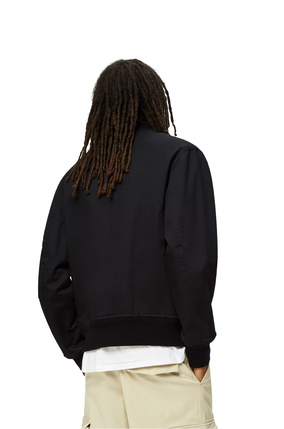 LOEWE Bomber jacket in cotton Black plp_rd