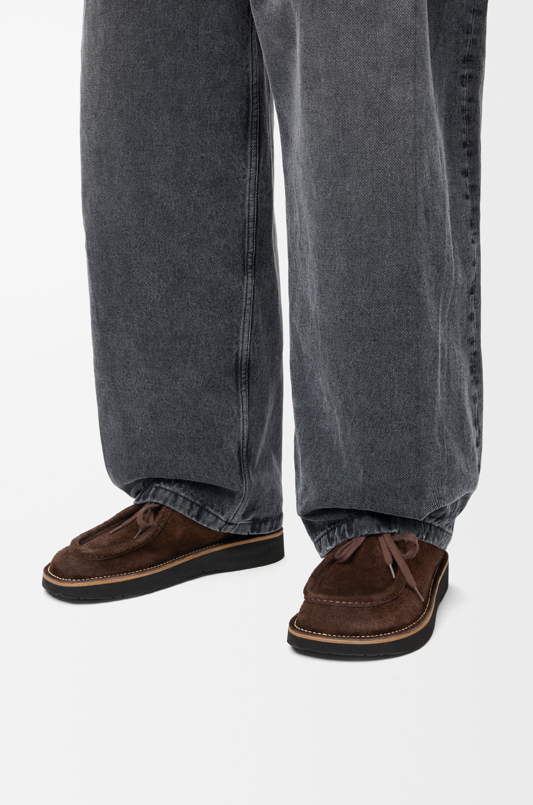 ファロ レースアップ（スエードカーフ） ブラウン - LOEWE Japan