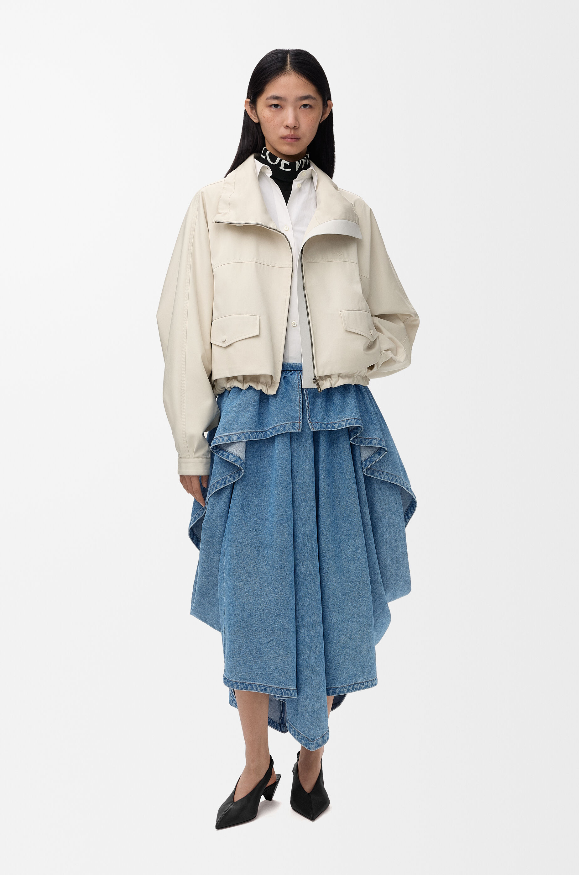 Skirt in denim Blue - LOEWE Europe official website