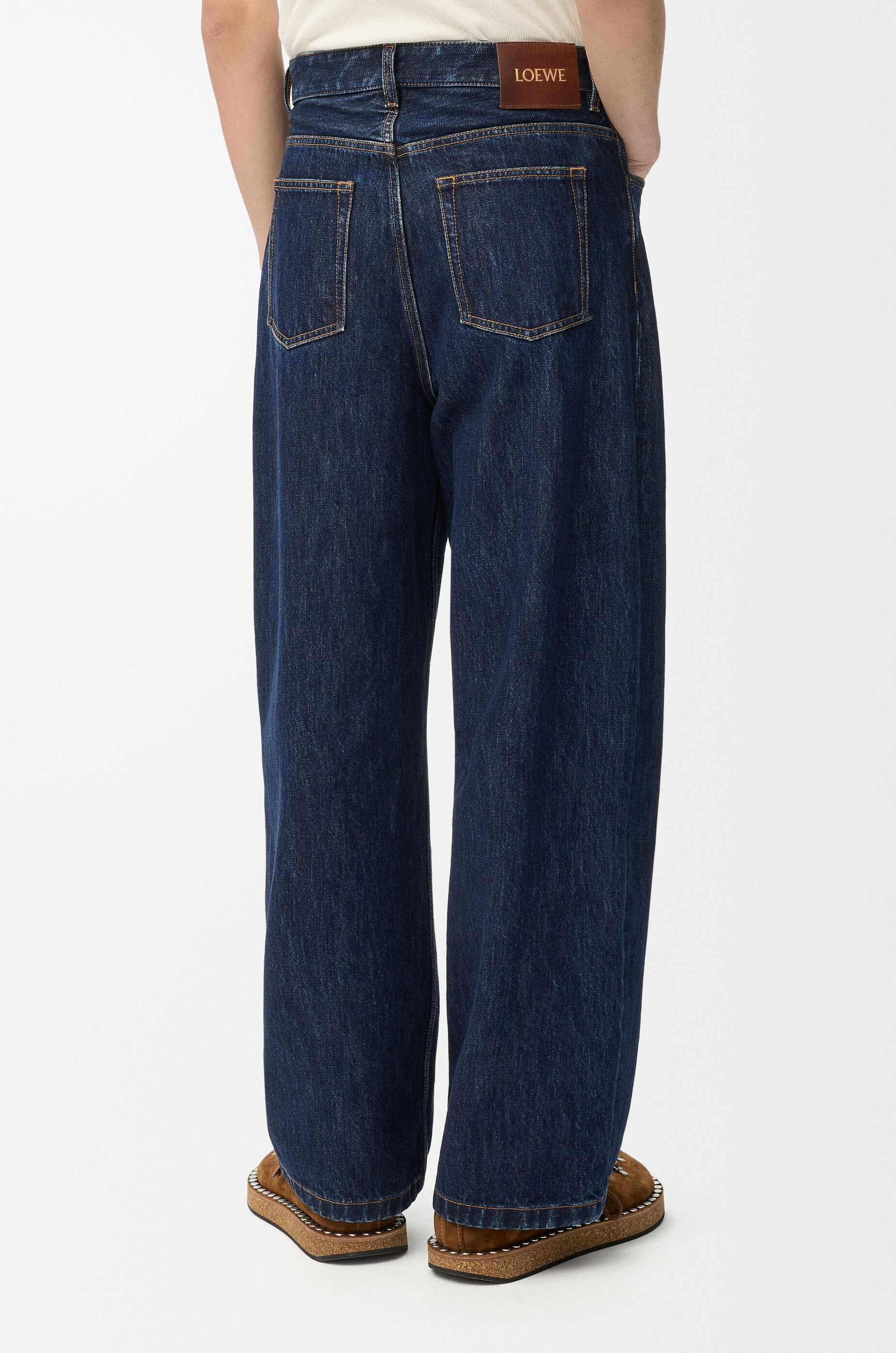 Jeans in cotton Blue - LOEWE