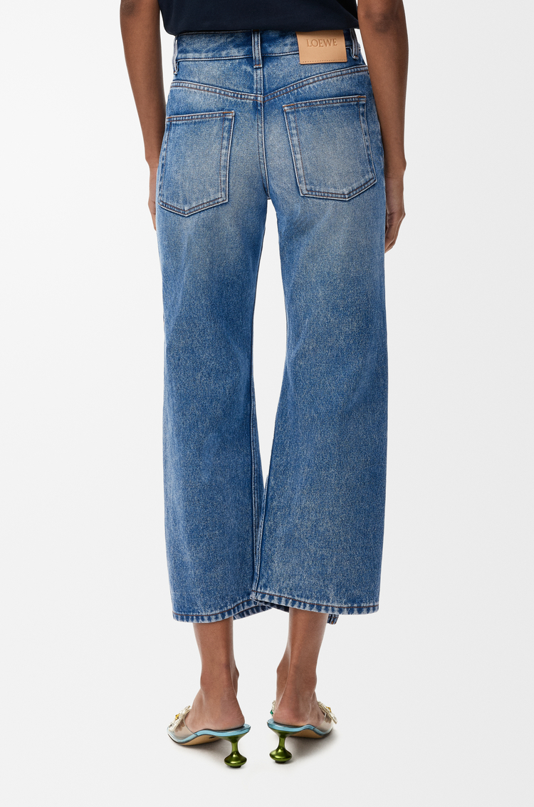 LOEWE Pantalón en denim Azul Medio