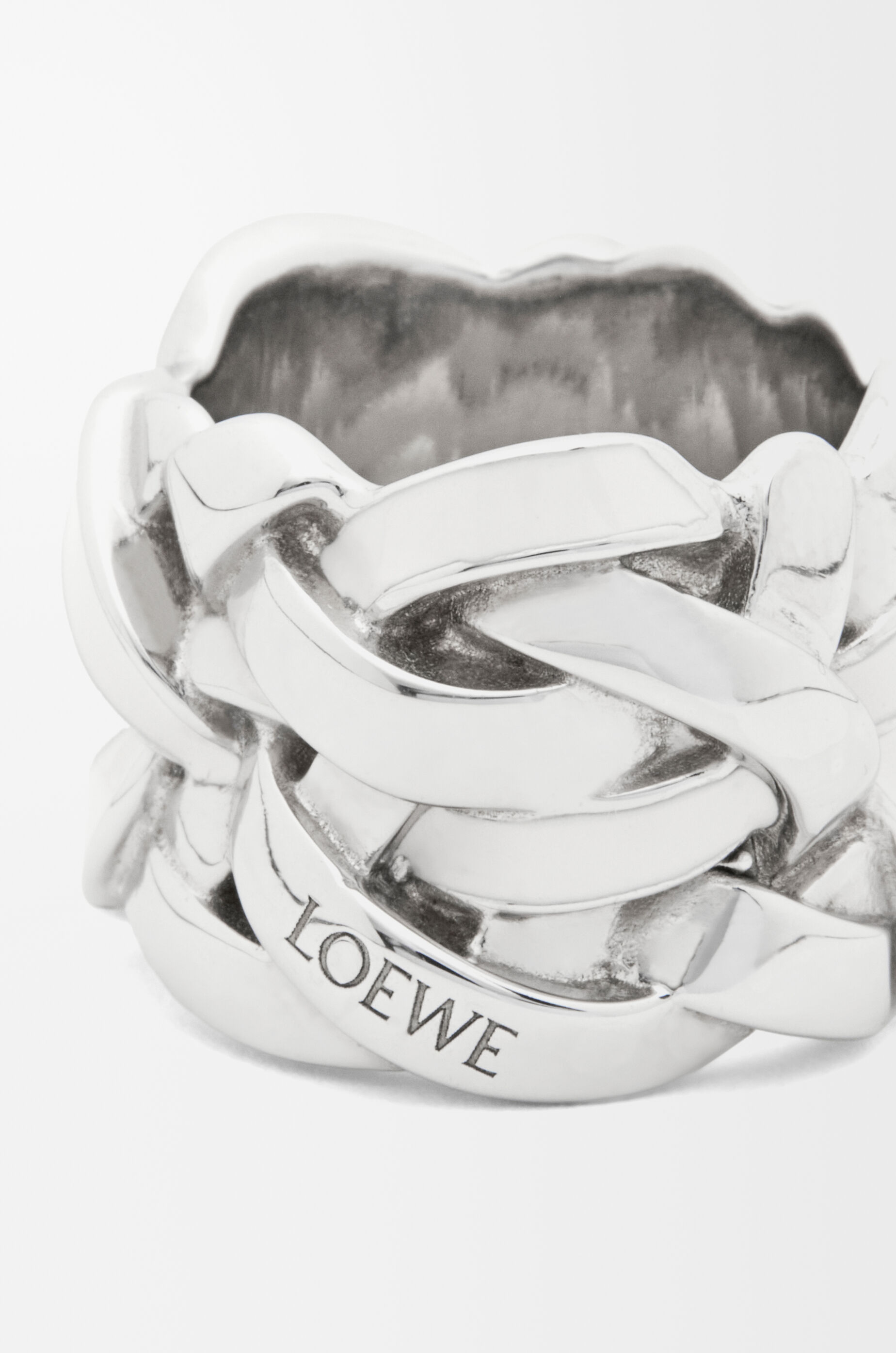 LOEWE ネスト リング スターリング シルバー＆エナメル (LOEWE