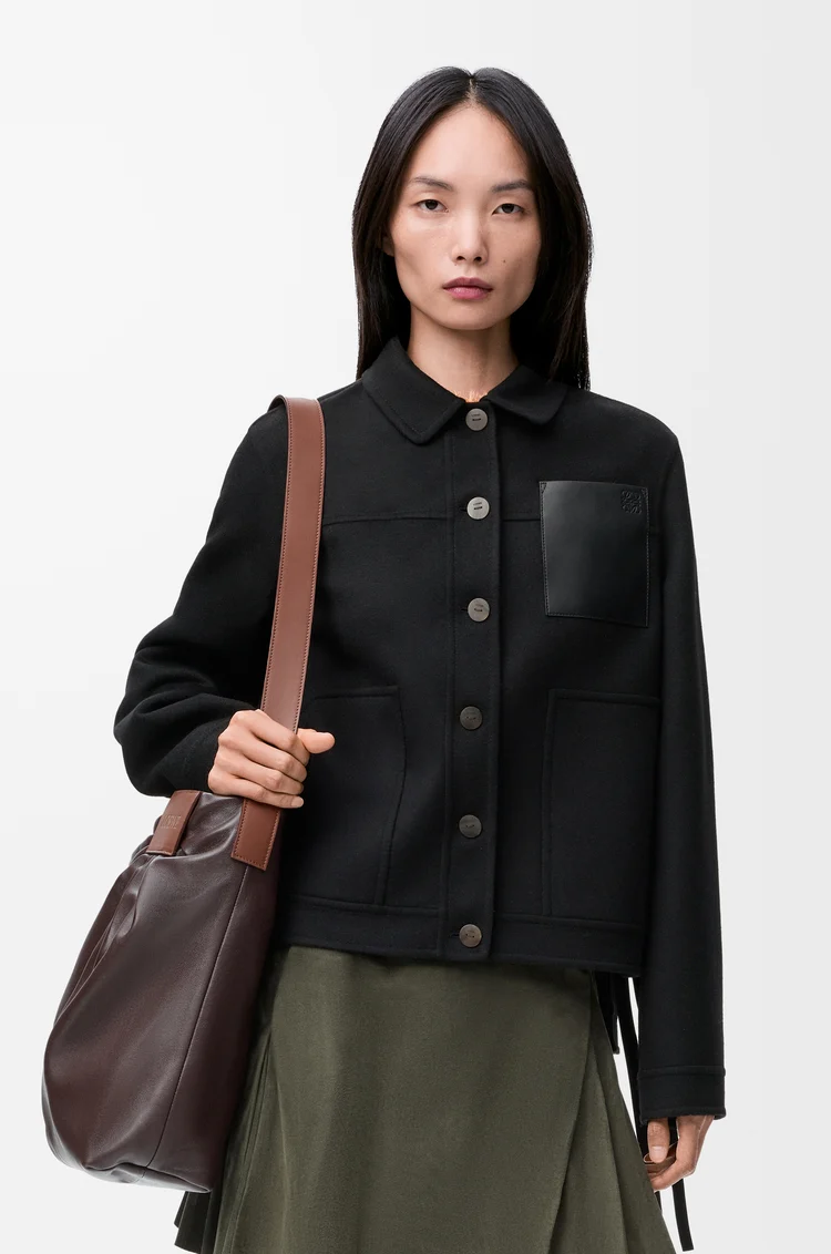 LOEWE ワークウェア ジャケット（ウール&カシミヤ） ブラック