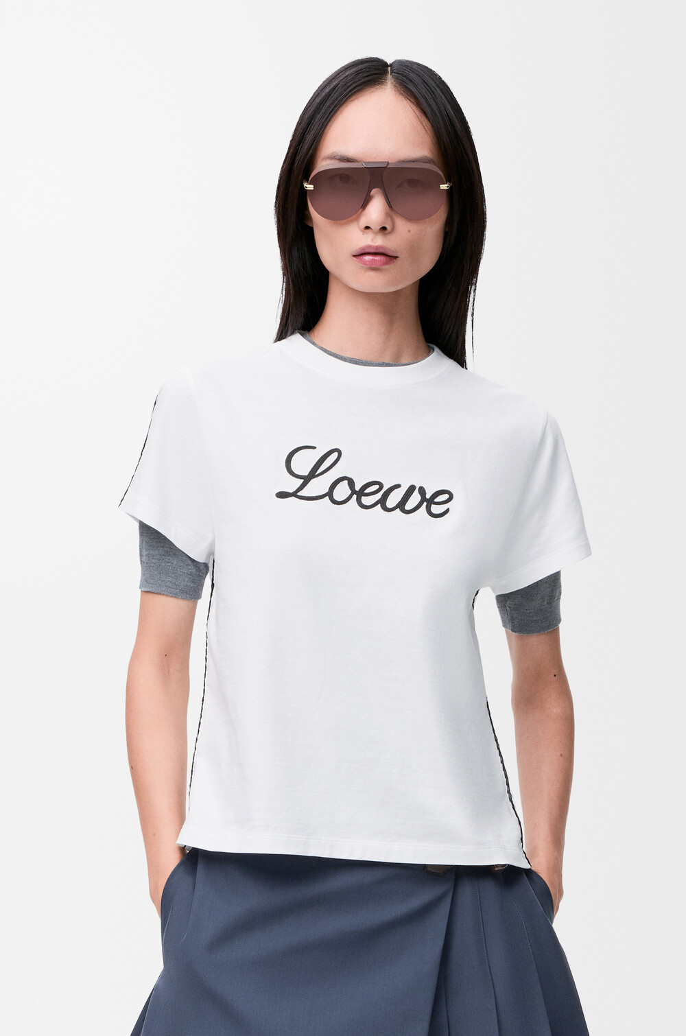 リラックスフィット Tシャツ（コットン） ホワイト - ロエベ 日本 公式 