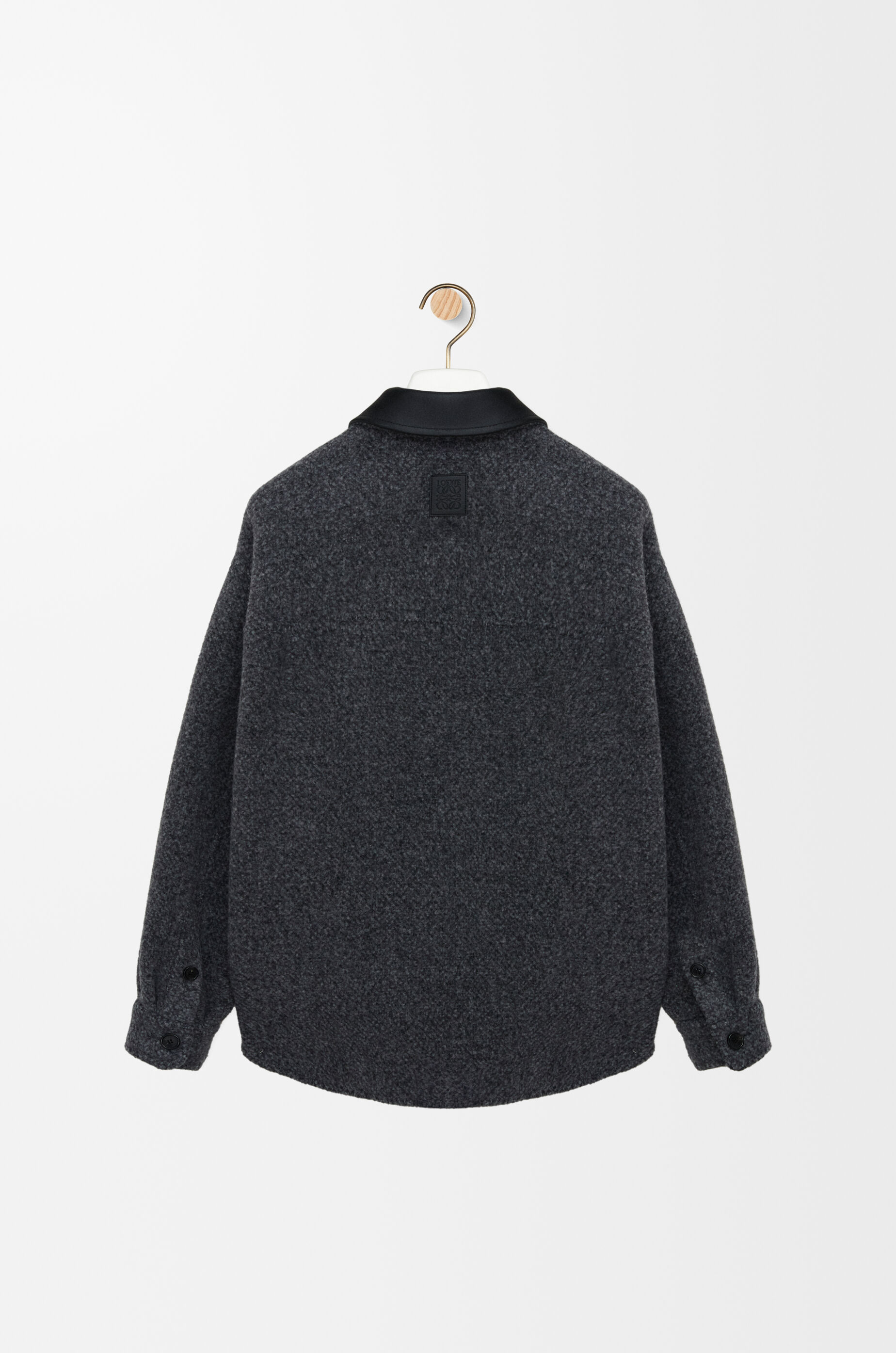 【予約販売】本 オーバーシャツ（ウール&カシミヤブレンド） LOEWE - グレー トップス