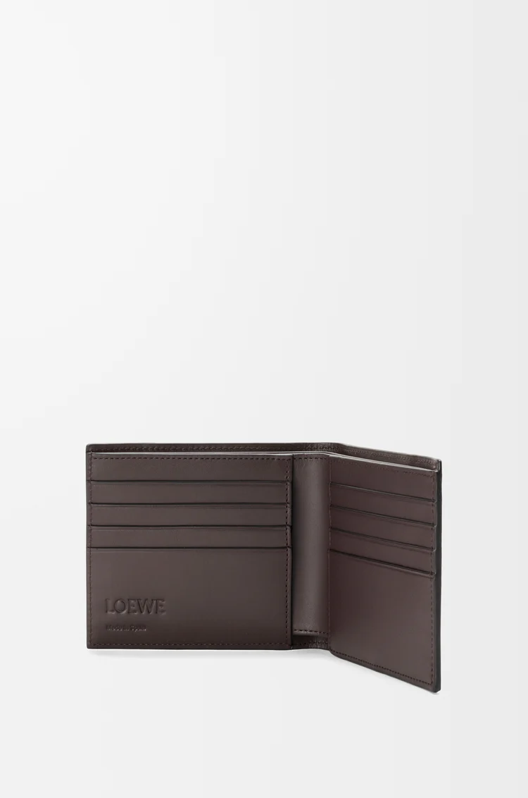 LOEWE パズル バイフォールド ウォレット（クラシックカーフ） チョコレート/トメット