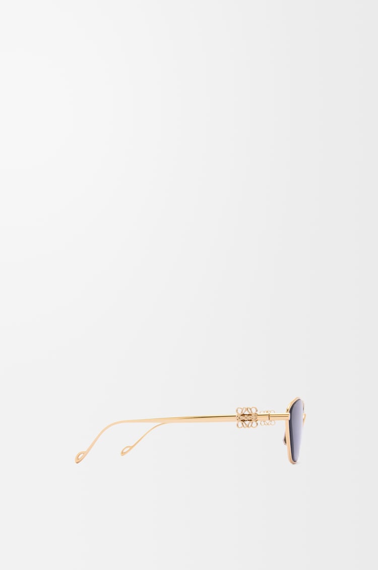 LOEWE Gafas de sol Anagram estilo hexagonal Humo/Moka