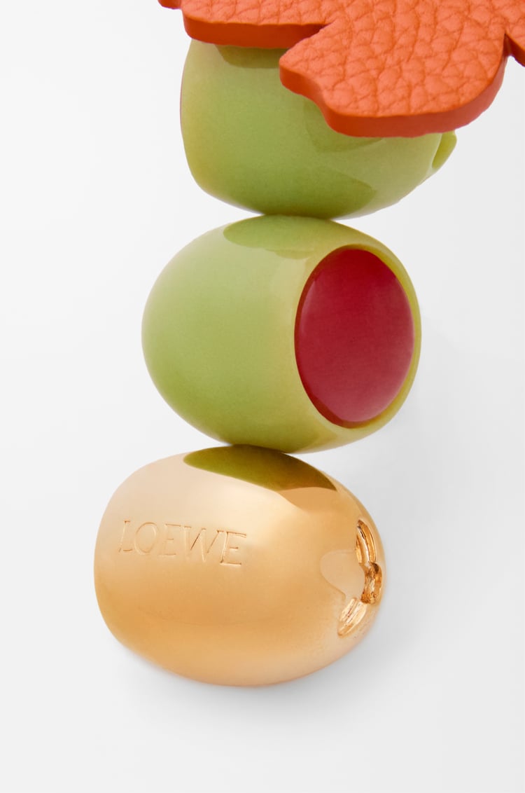 LOEWE Olive charm Green/Gold