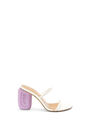 LOEWE Soap sandal in goatskin White/Lavender pdp_rd