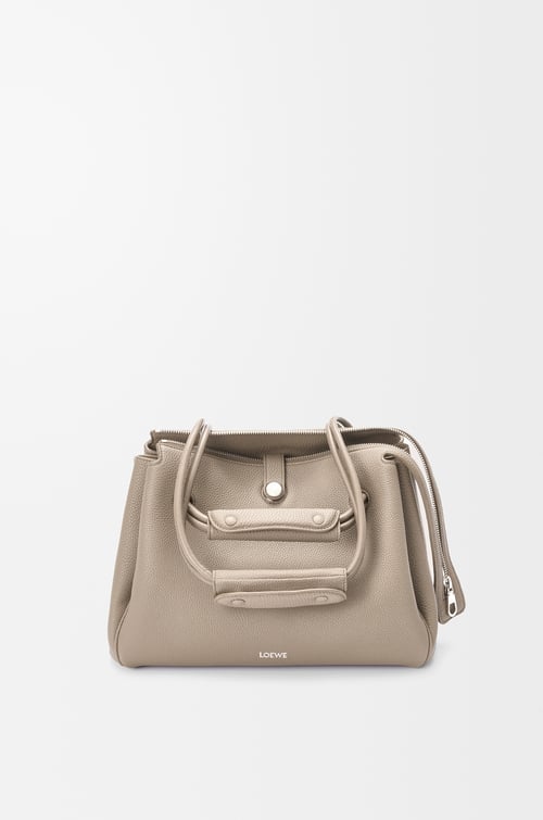 LOEWE Medium Madrid bag in supple grained calfskin Clay