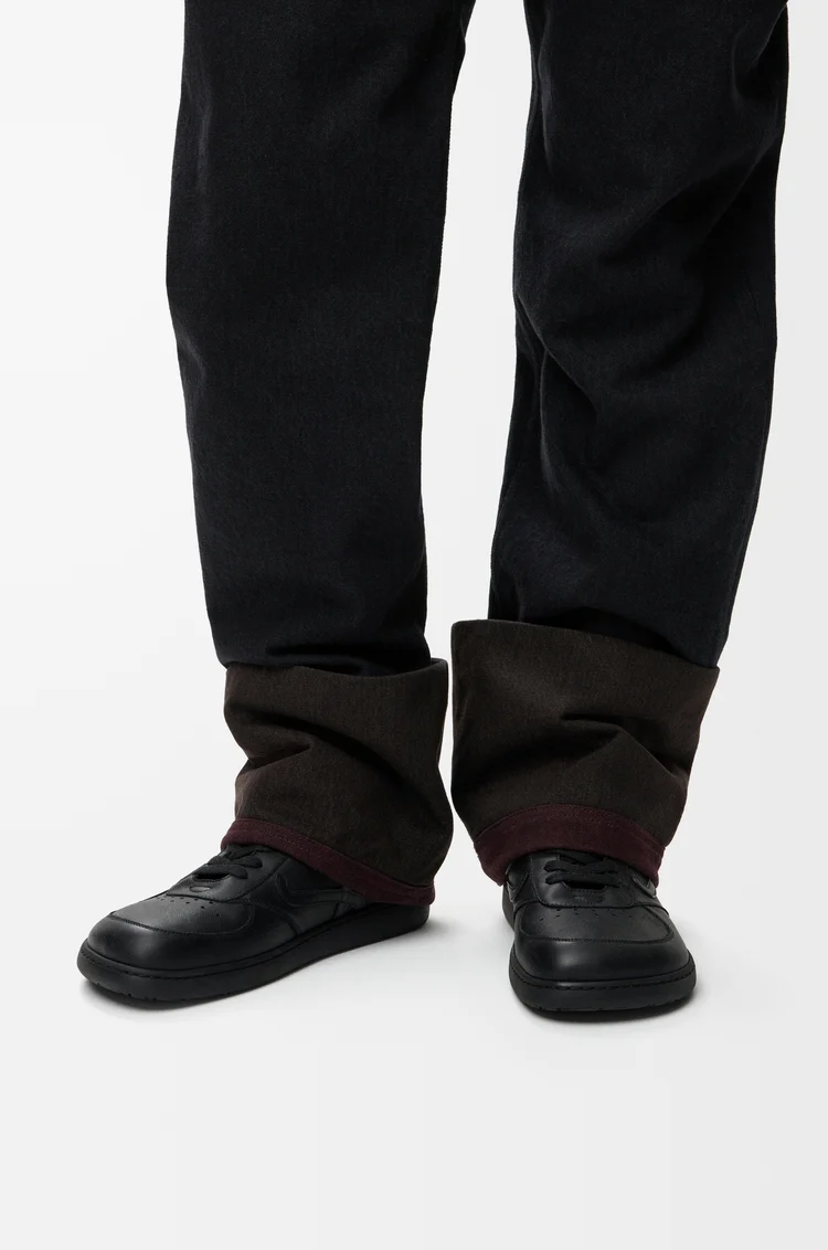 LOEWE Jambo sneaker in soft grained calfskin Black