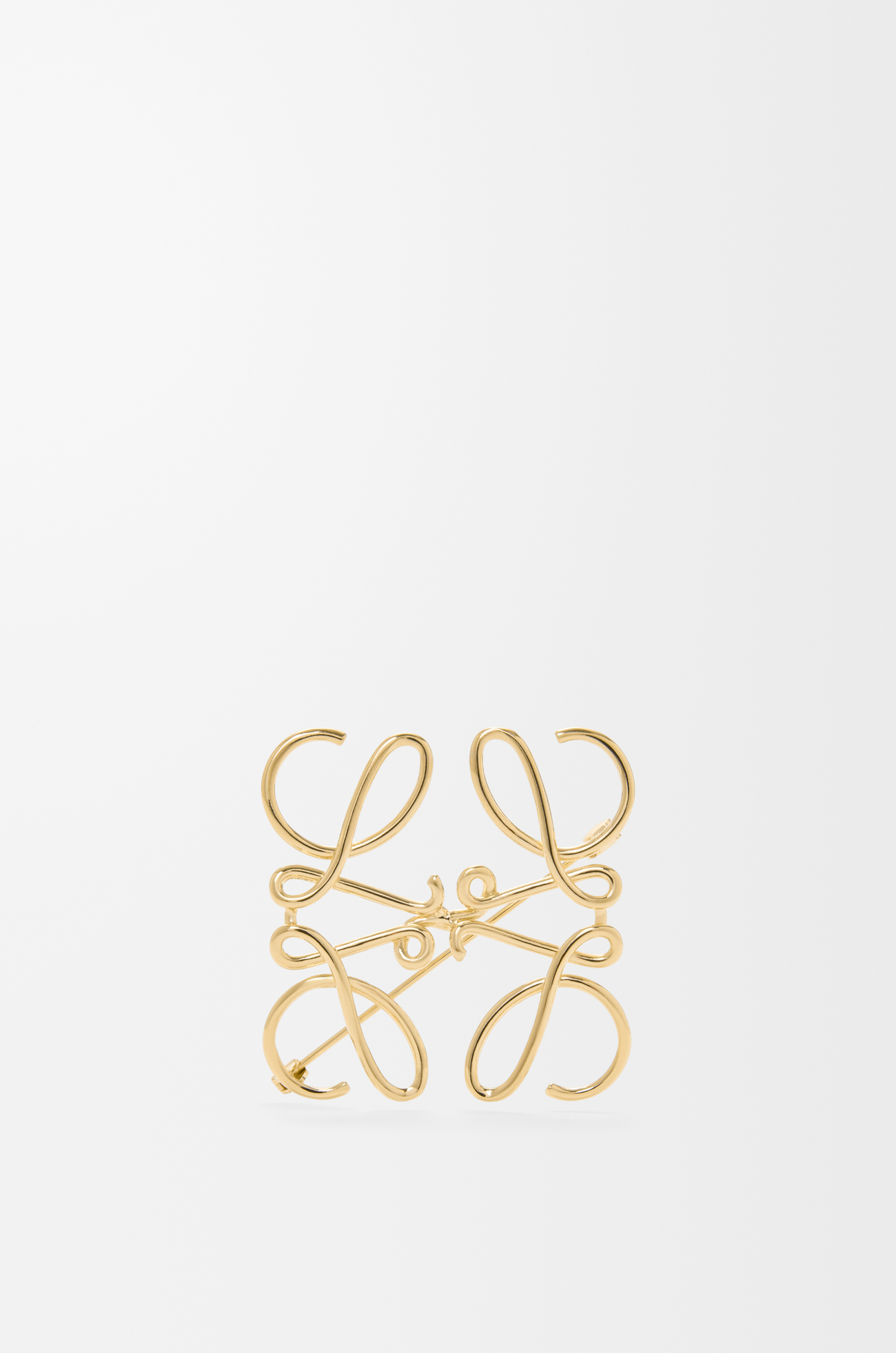 LOEWE Broche Anagram Dorado
