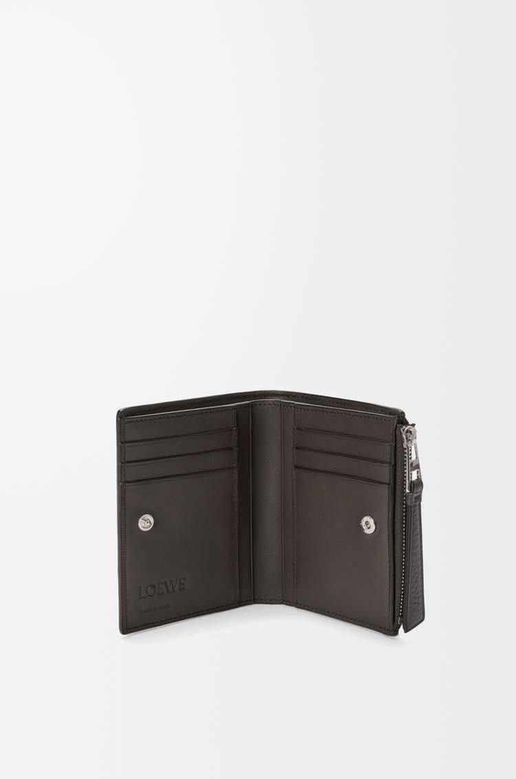 LOEWE Cartera compacta Puzzle en piel de ternera graneada Gris Oscuro