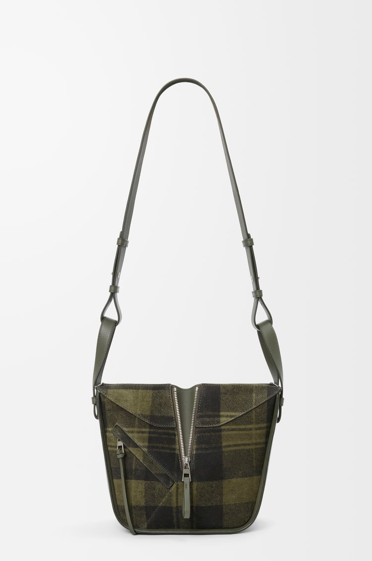 LOEWE ハンモックバッグ コンパクト（スエード&クラシックカーフ） カーキ/オリーブ