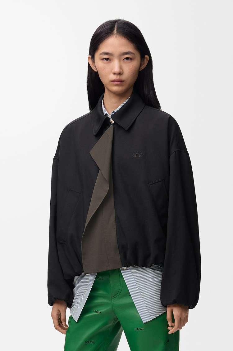 LOEWE ジャケット（レーヨン&ウールブレンド） ブラック