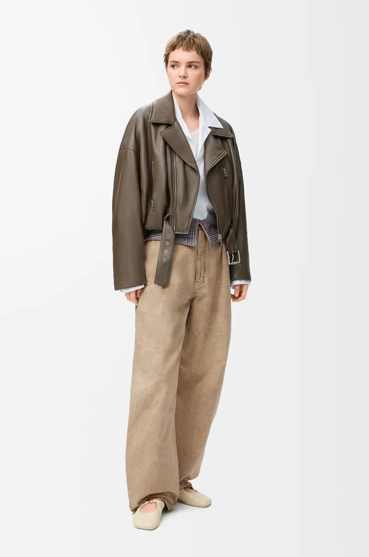 LOEWE Trousers in cotton Beige