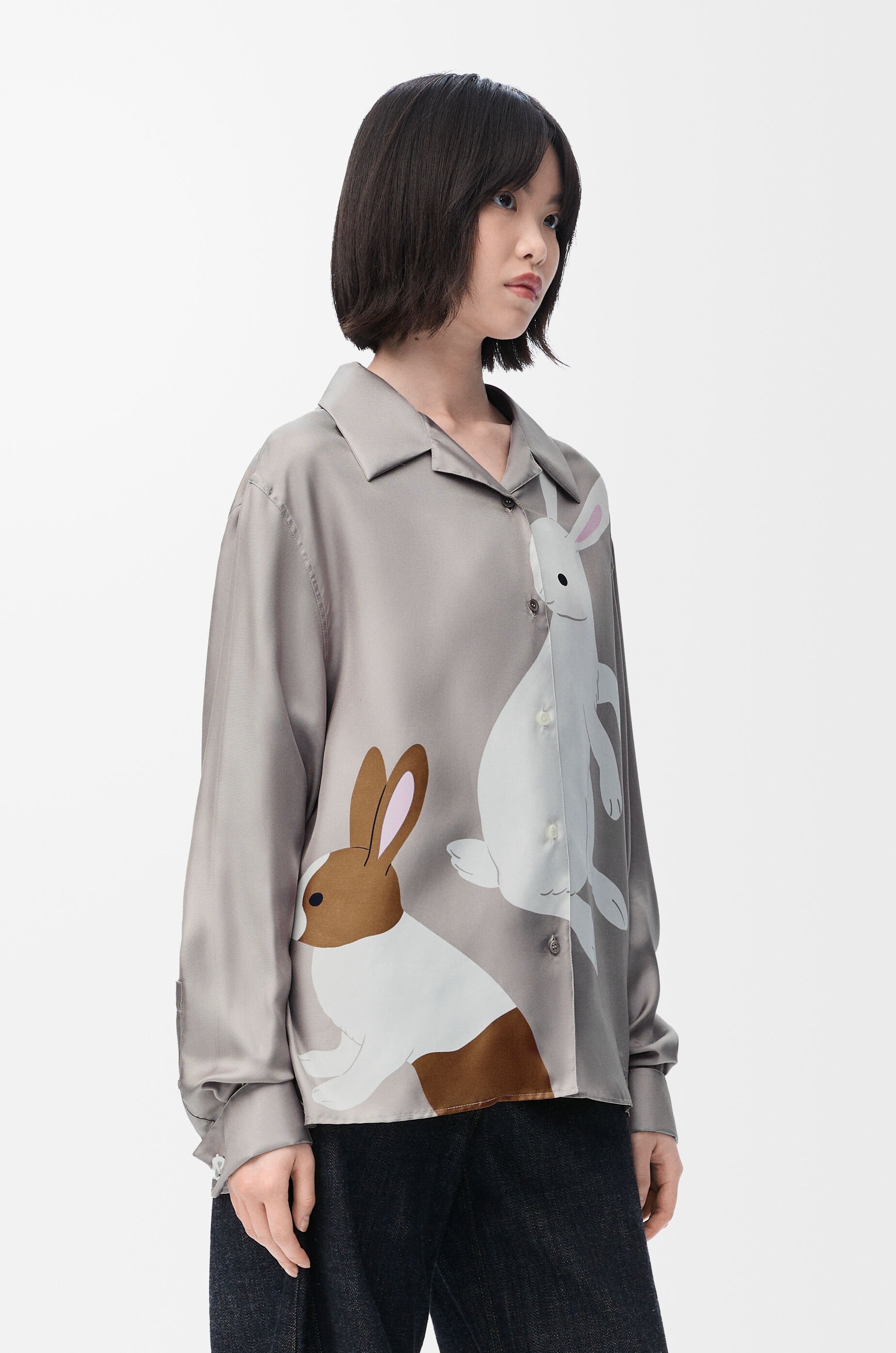 シャツ（シルク） ベージュ - LOEWE