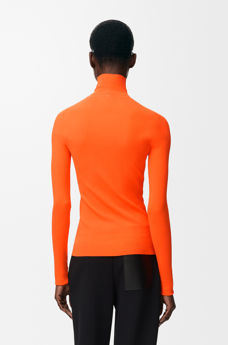 LOEWE Top en mezcla de viscosa Naranja