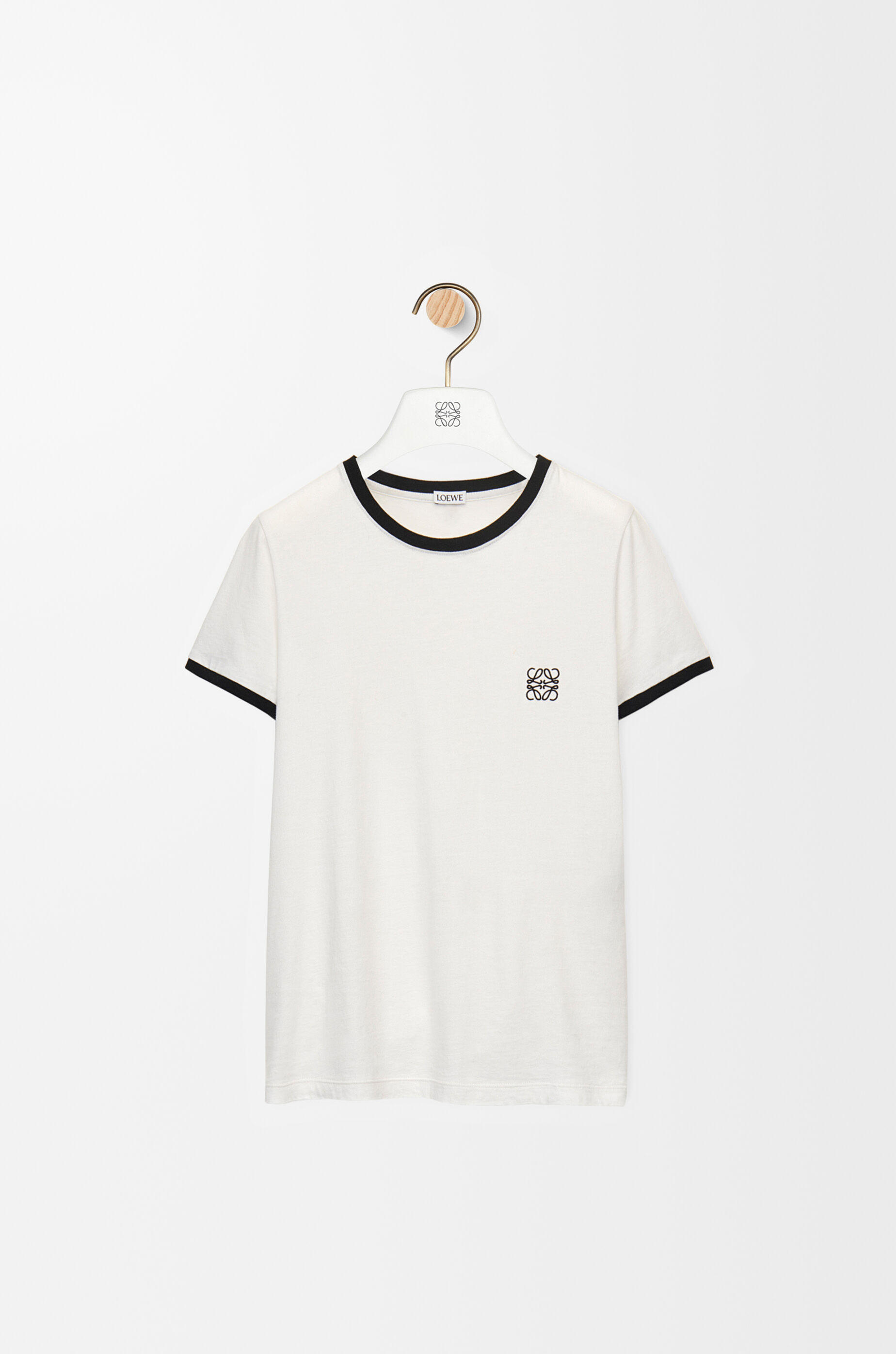 スリムフィット Tシャツ（コットン） ホワイト/ブラック - LOEWE