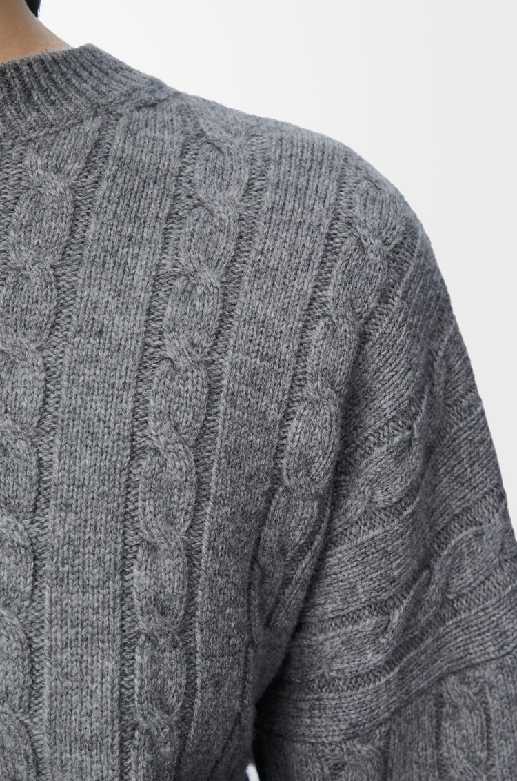 LOEWE Jersey en lana Gris Jaspeado
