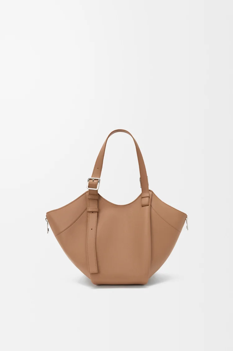 LOEWE Hammock Flip bag in classic calfskin Mocha