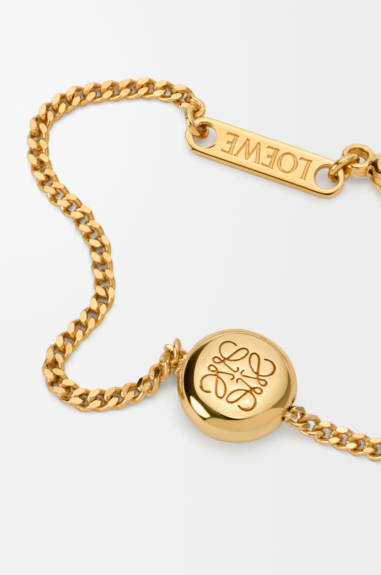 LOEWE Pulsera Pebble Dorado