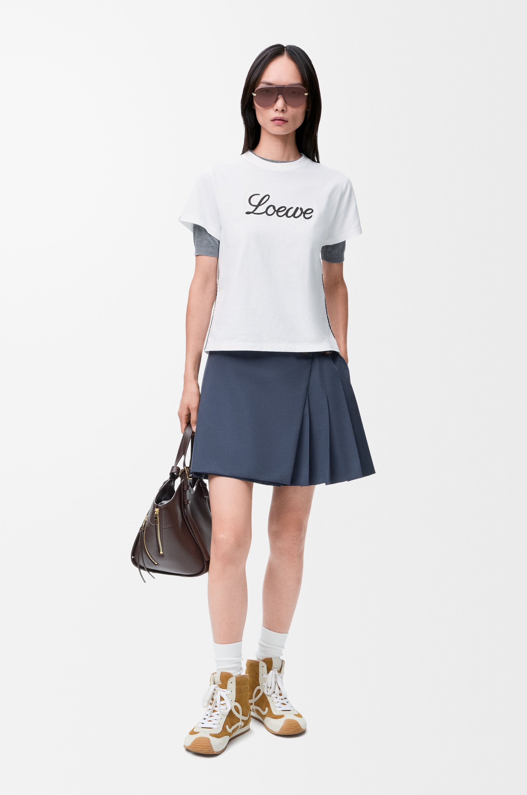 Relaxed fit t-shirt in cotton White - LOEWE