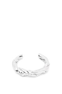 LOEWE Small nappa twist cuff in sterling silver Silver pdp_rd