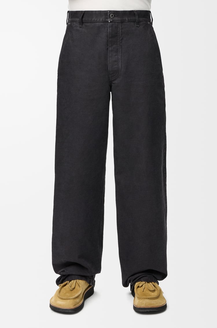 LOEWE Trousers in cotton Anthracite