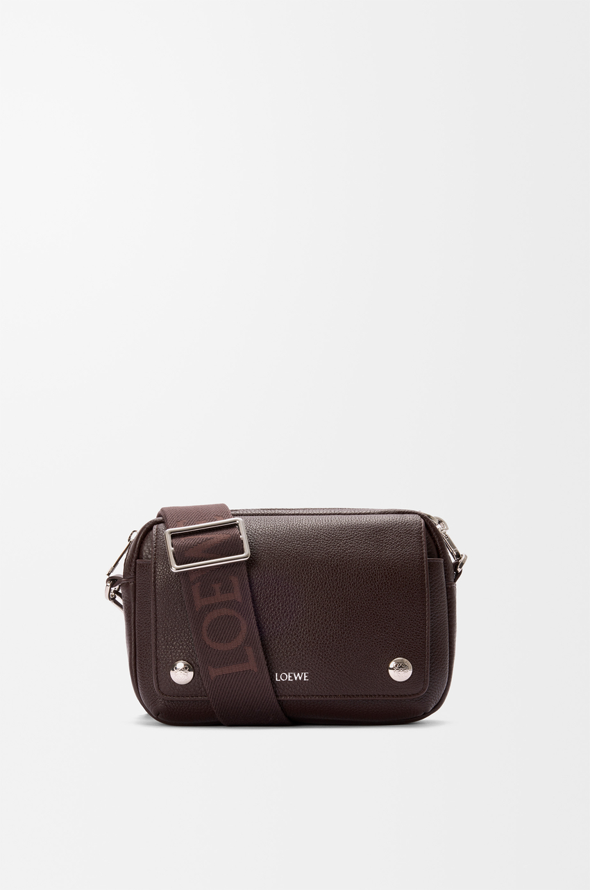 Small Pebble messenger bag in supple grained calfskin