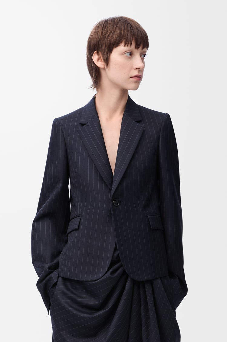LOEWE ジャケット（ウール） ネイビー/グレー